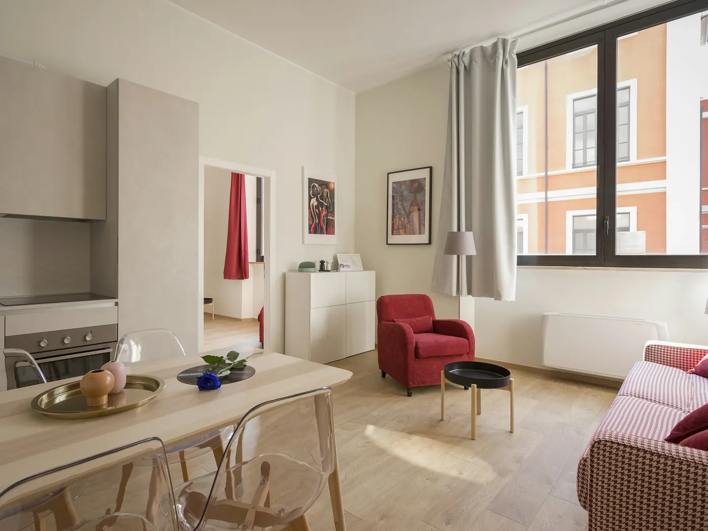A conventional, standard apartment interior